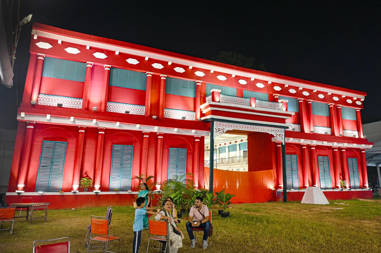 In photo: At CR Park B-block