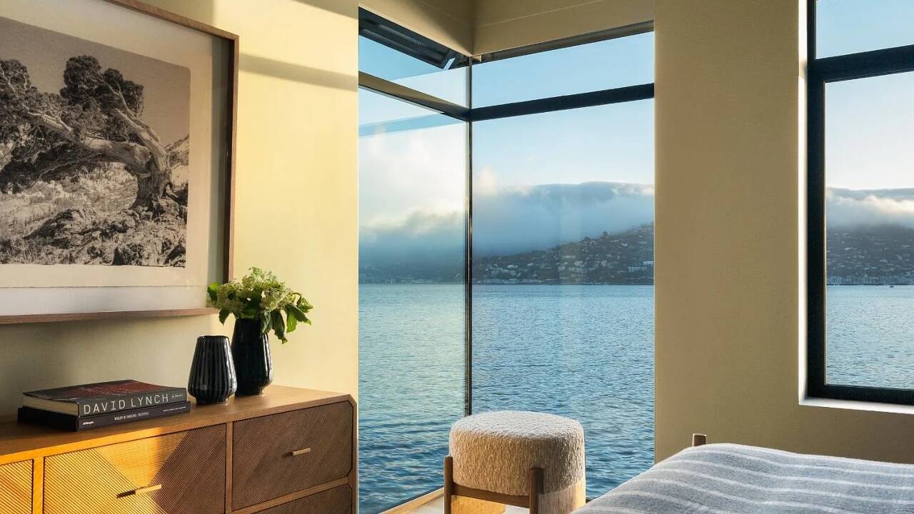 Waterfront Belvedere estate completed this year lists for $32 million<br>