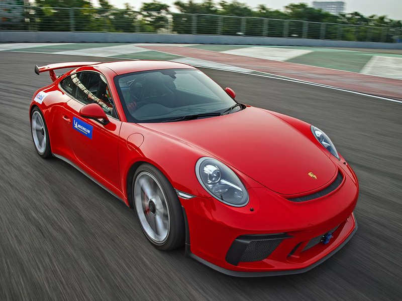 sports car: Porsche 911 GT3 becomes fastest street-legal car on Buddh  International Circuit - Times of India