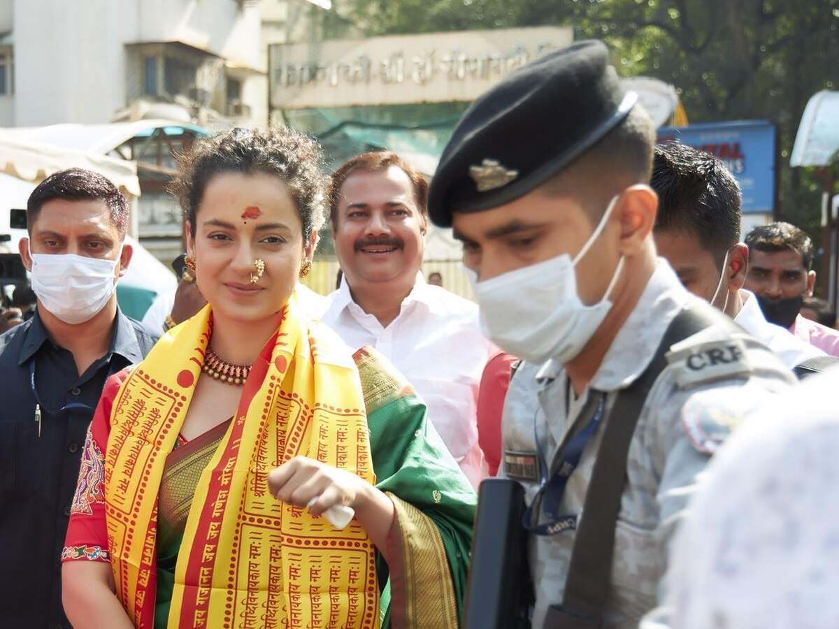 'I feel protected, loved, and welcomed': Kangana Ranaut visits Mumba Devi, Shri Siddhivinayak temples in Mumbai - Vimarsana News