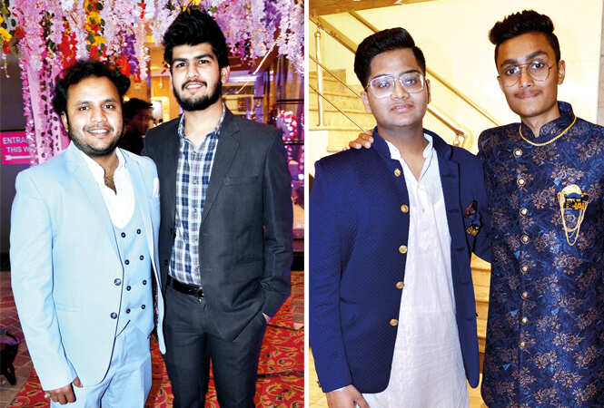 (L) Utkarsh Maheshwari and Vaibhav Gupta (R) Jaivardhan and Harsh Singh (BCCL/ IB Singh)