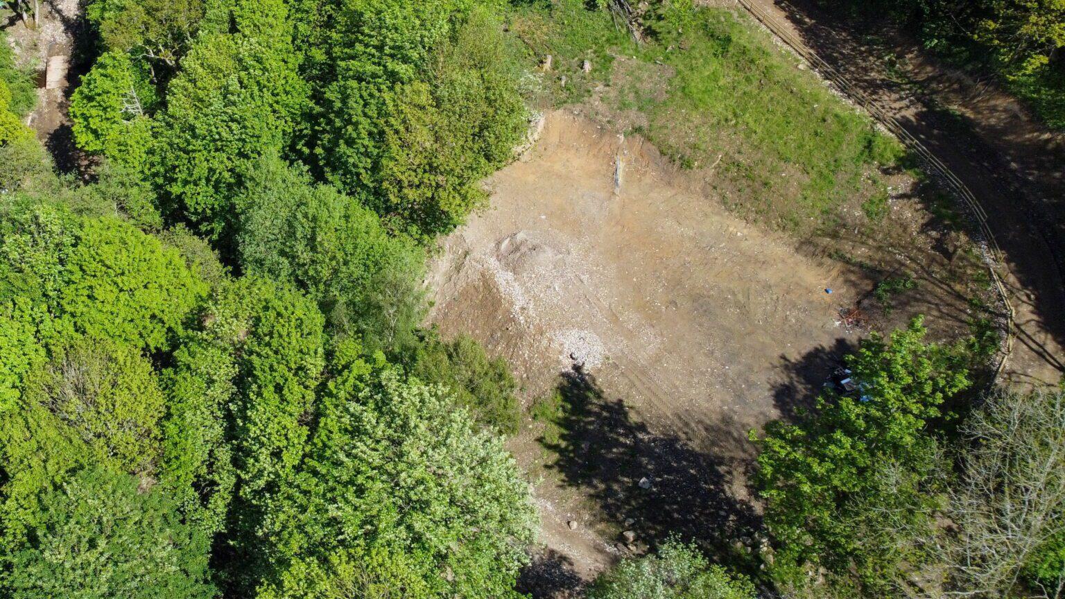 Council orders Turkish company to remove unauthorised structures and restore damaged woodland.