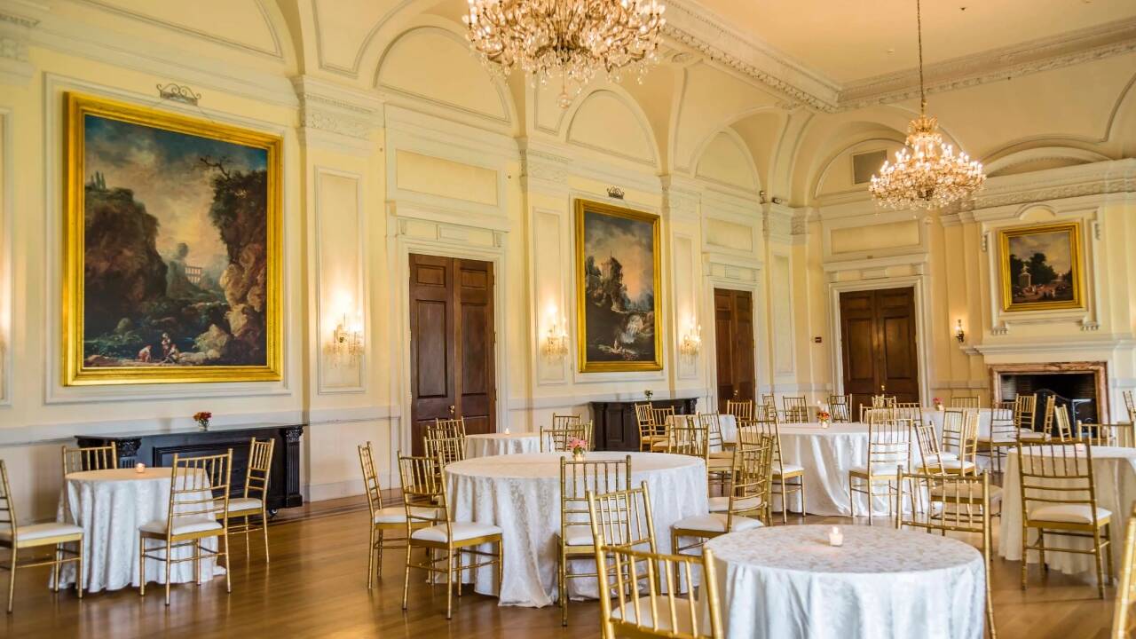 The dining space