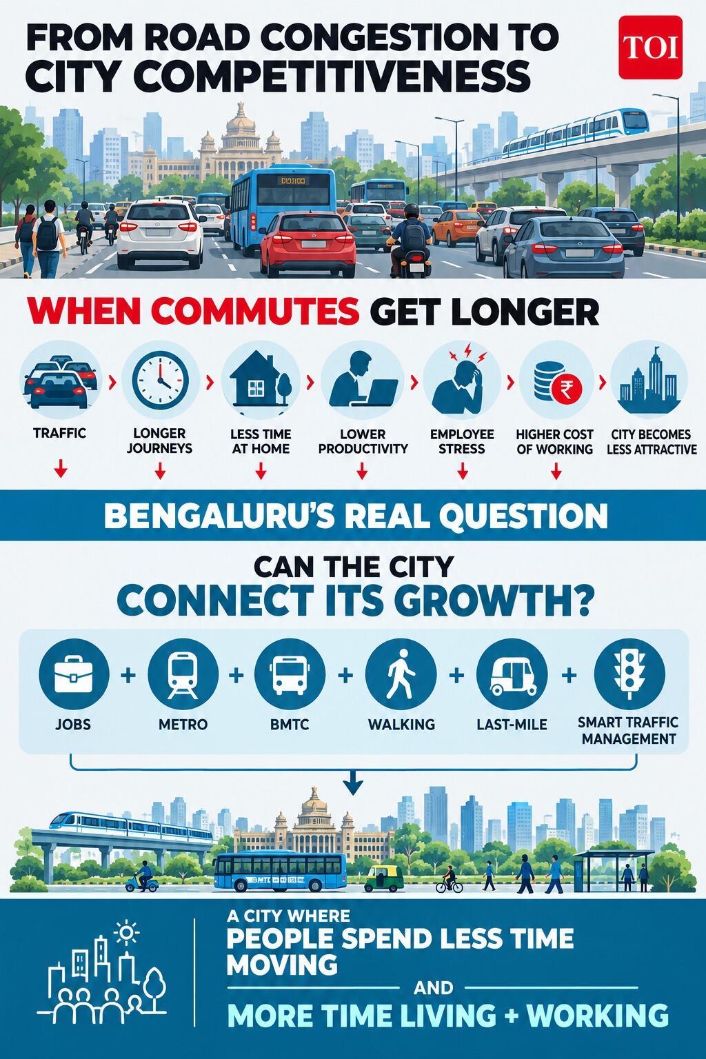 Bengaluru’s traffic threatens its biggest advantages