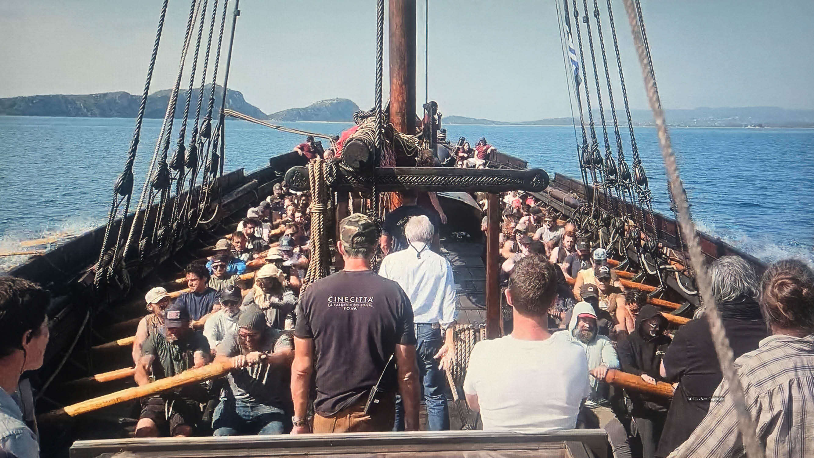Several cast and crew members got seasick while filming on the boat, and the sickness wasn't hidden - Van Hoytema captured some of it on camera, and those unscripted moments made it into the final film