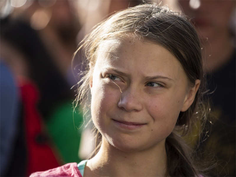 Climate activist Greta Thunberg mocks Donald Trump in his own words