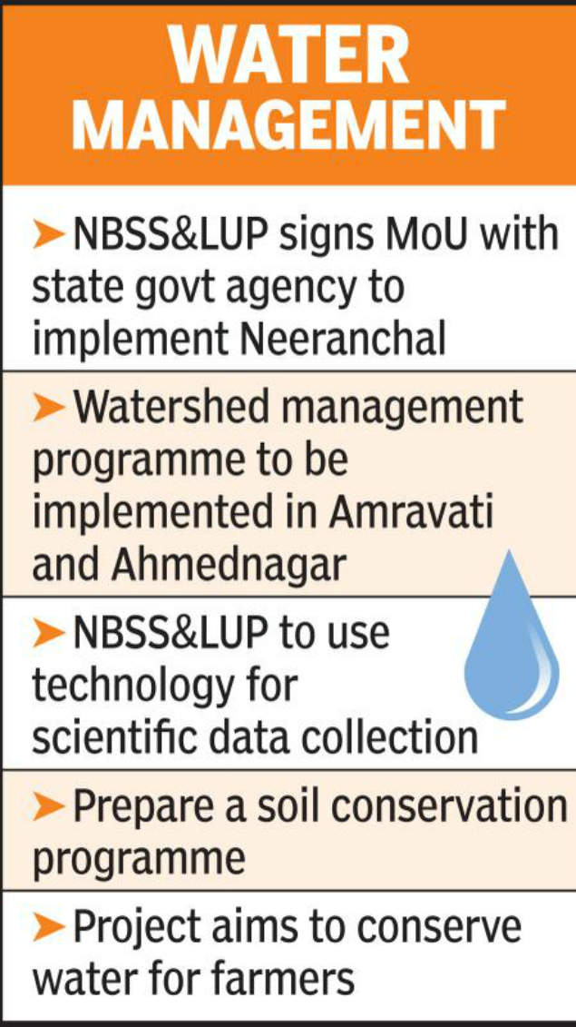 Soil bureau joins state government to implement ‘Neeranchal’ | Nagpur ...