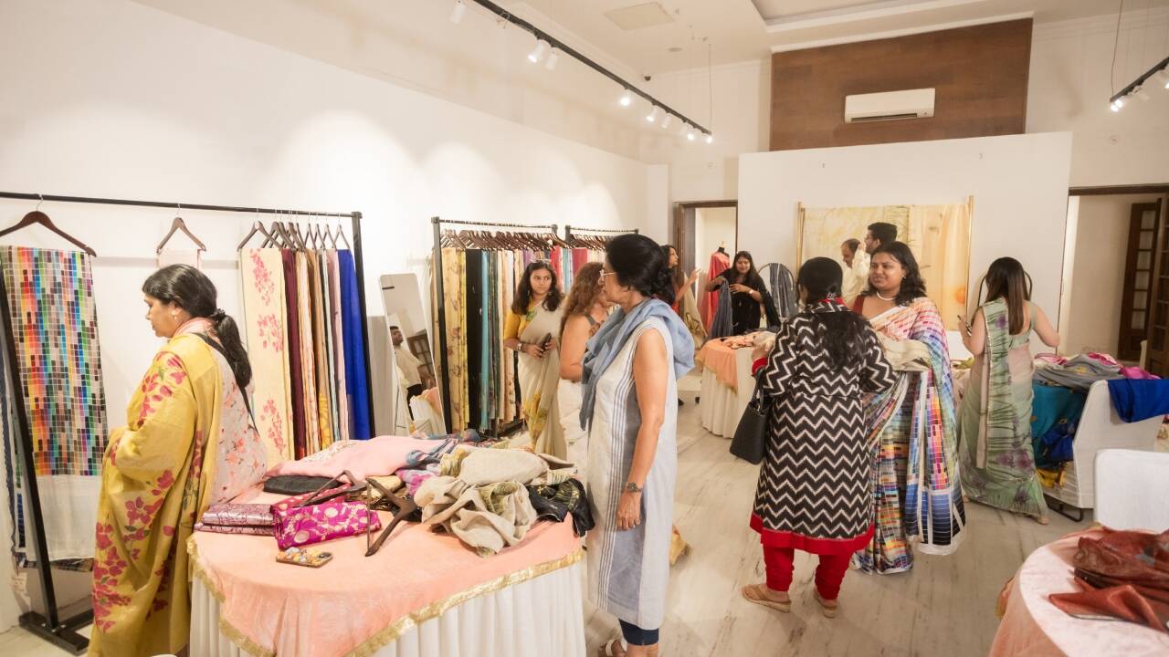 ​<em>Pause, Renderings and Quiet Blooms</em> was held at Travancore Palace​<br>