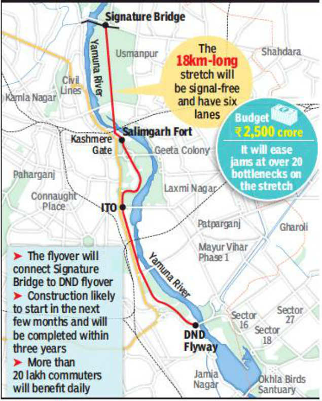 18km elevated road from one bridge to another may undo 20 traffic knots ...