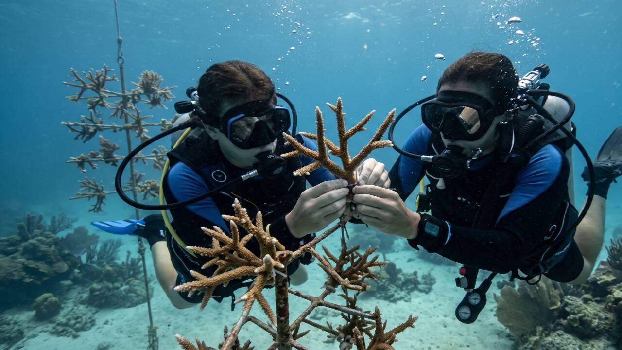 staghorn coral fragment<br>
