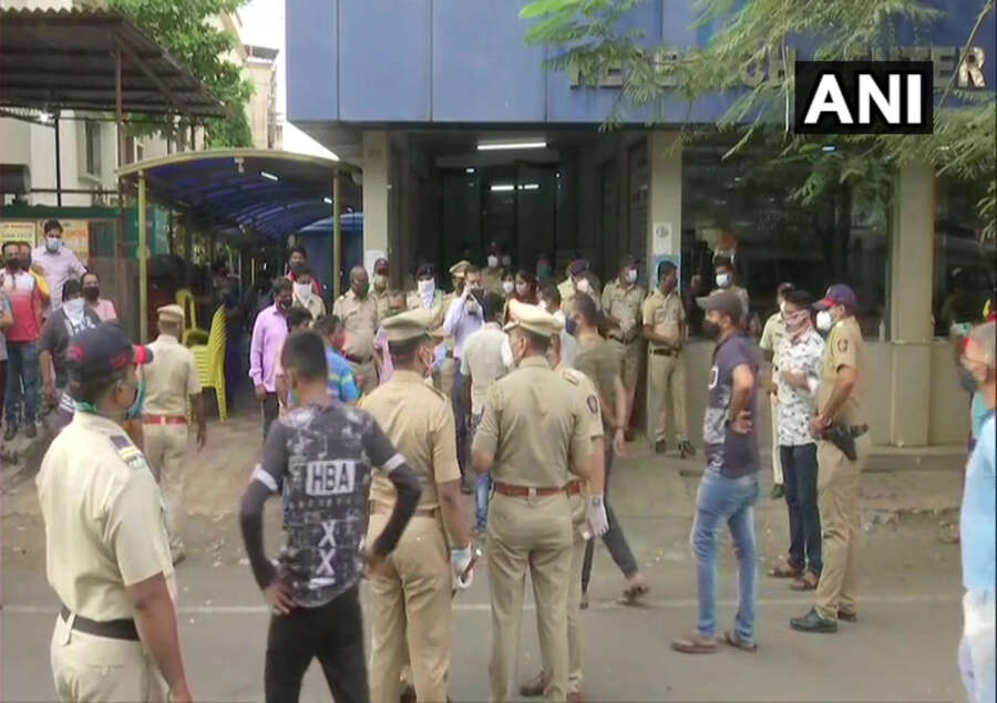 Visuals from Vijay Vallabh Hospital, Virar, where the fire broke out around 3 am.