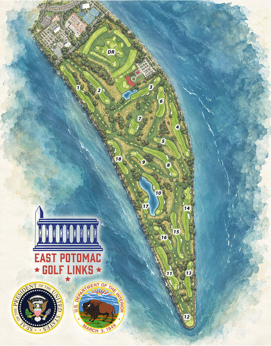 Donald Trump plans to transform East Potomac Golf Links into a world-class golf course.