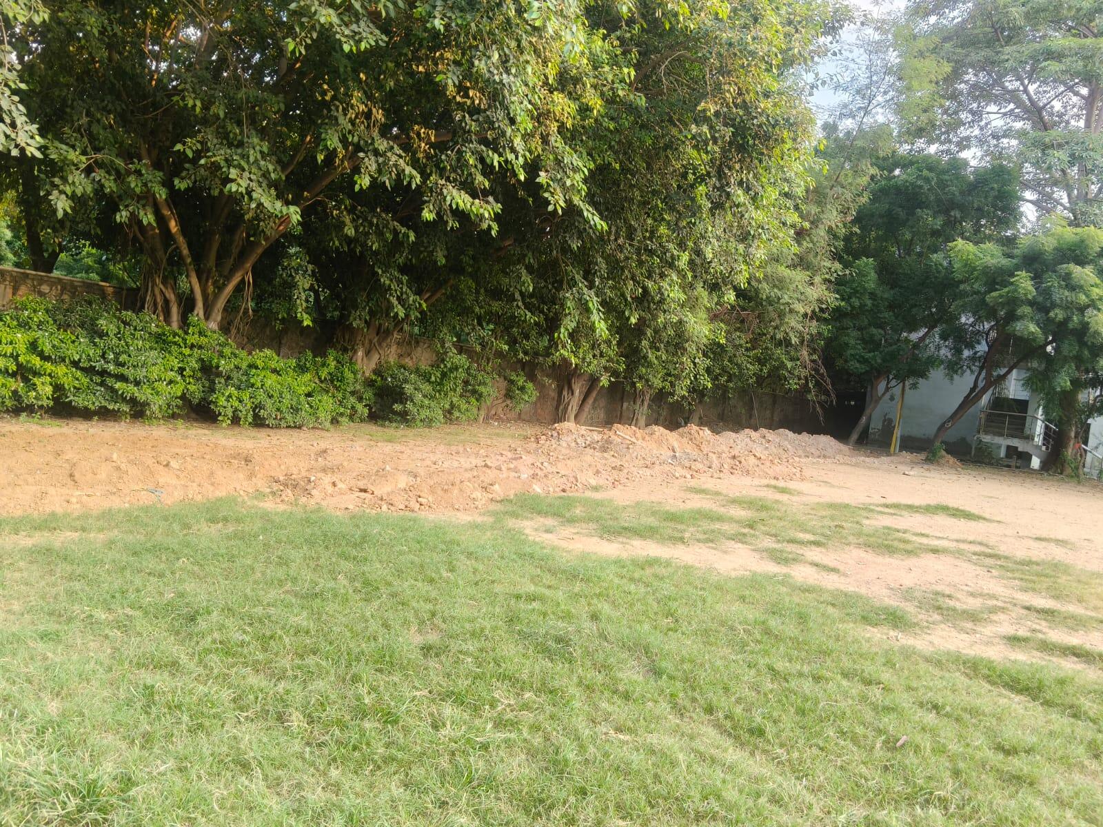 Only a small portion was excavated before residents intervened