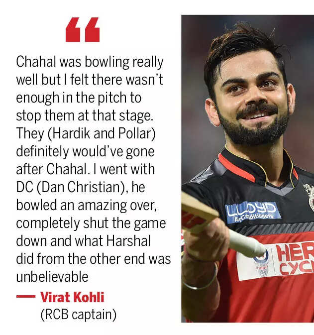 IPL 2021: Who said what after Virat Kohli’s RCB beat Rohit Sharma’s MI | Cricket News, the vie