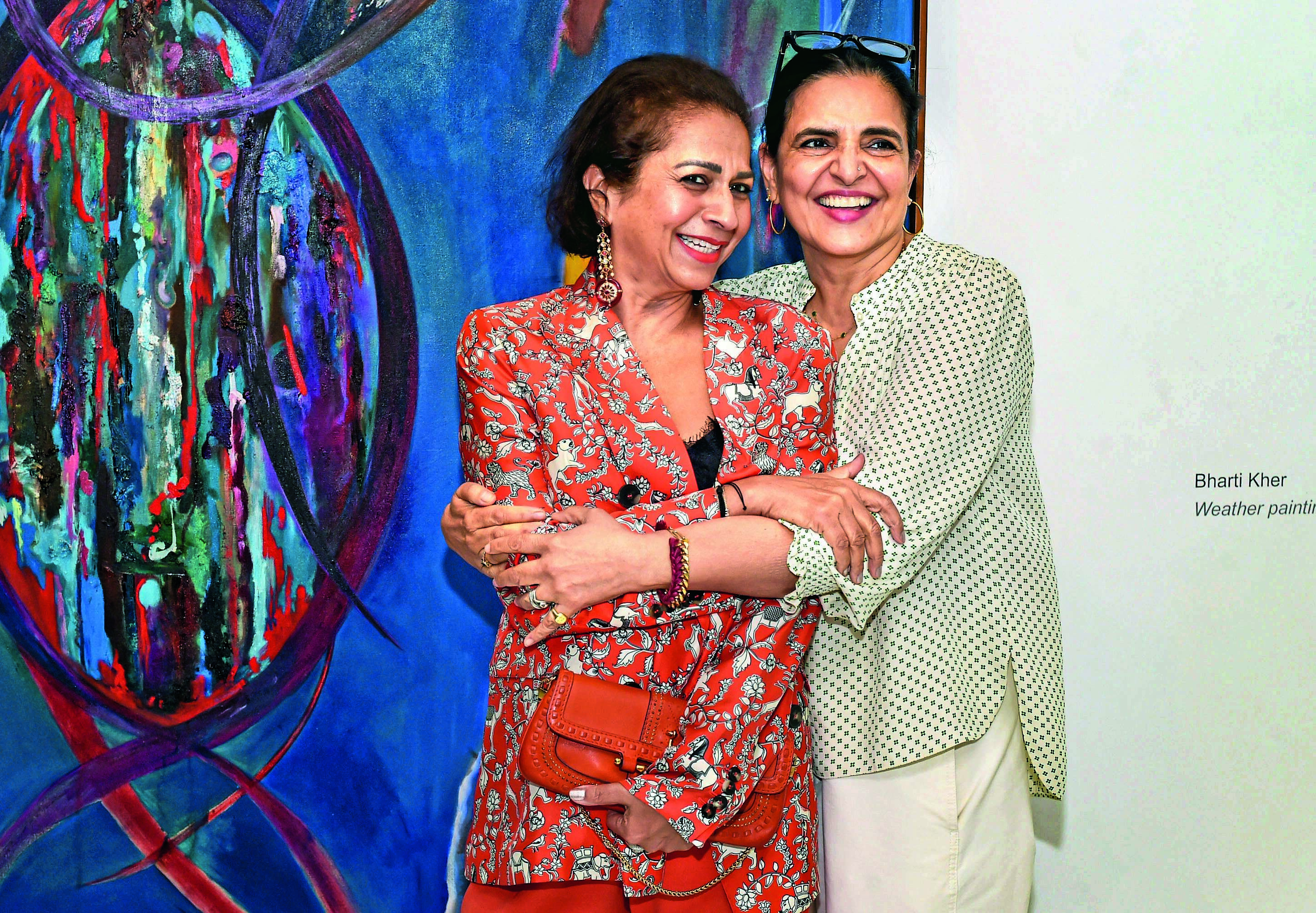 Priya Paul with Bharti Kher