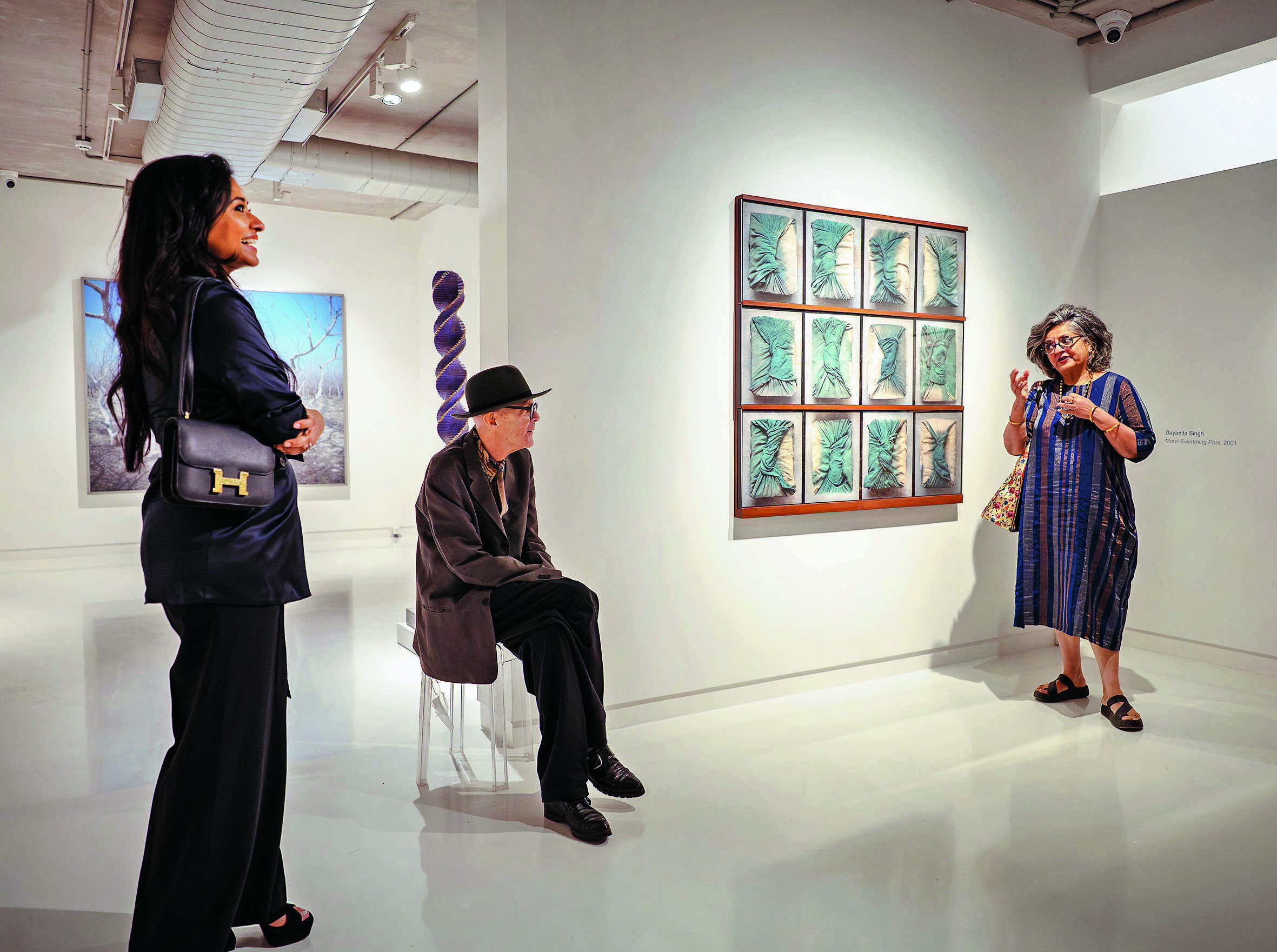 Dayanita Singh’s Time Capsule (2024) brings together 12 archival pigment prints of fabric-wrapped bundles, exploring memory, hidden histories and the passage of time