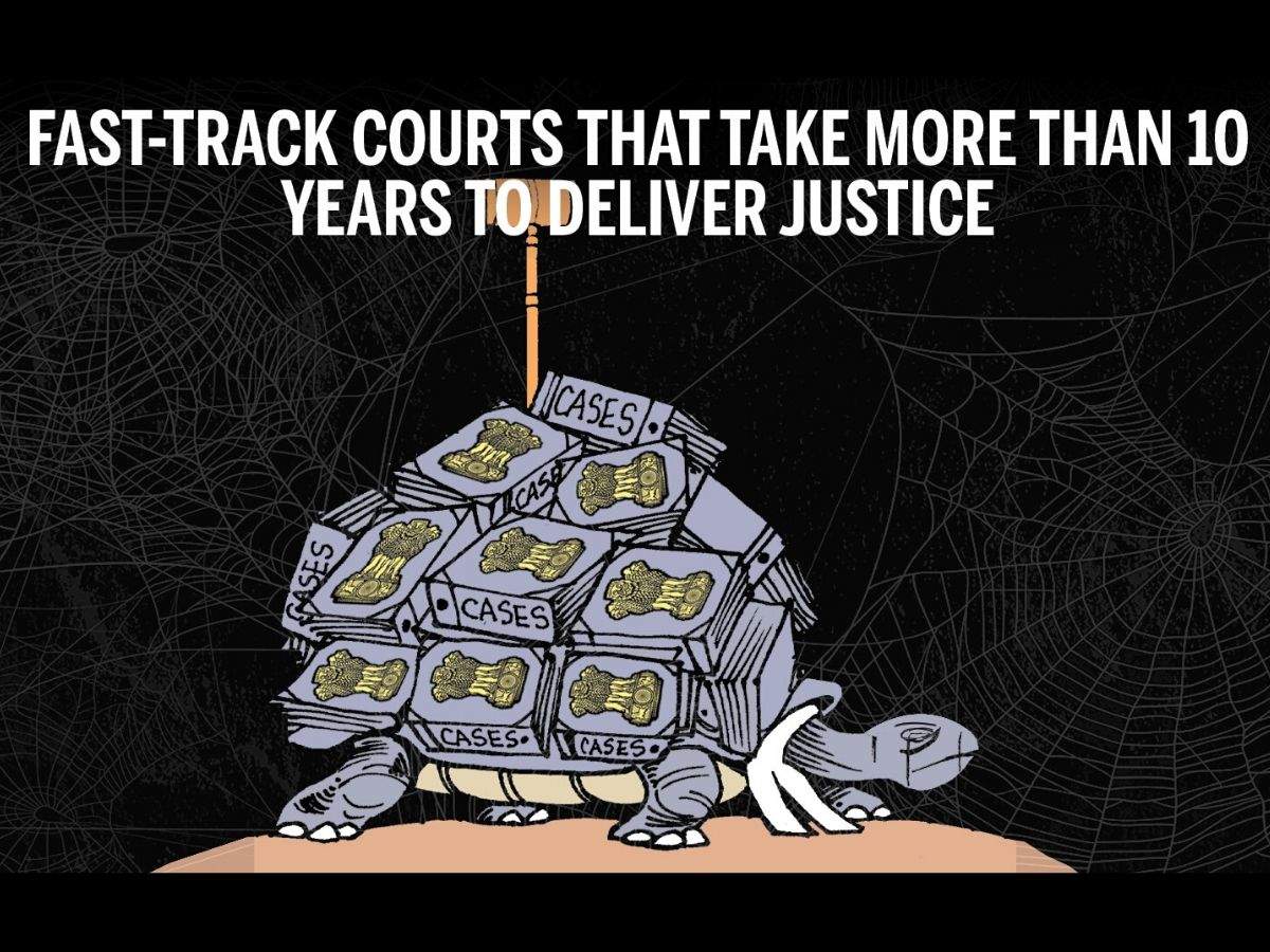 Fast-Track courts that take more than 10 years to deliver justice