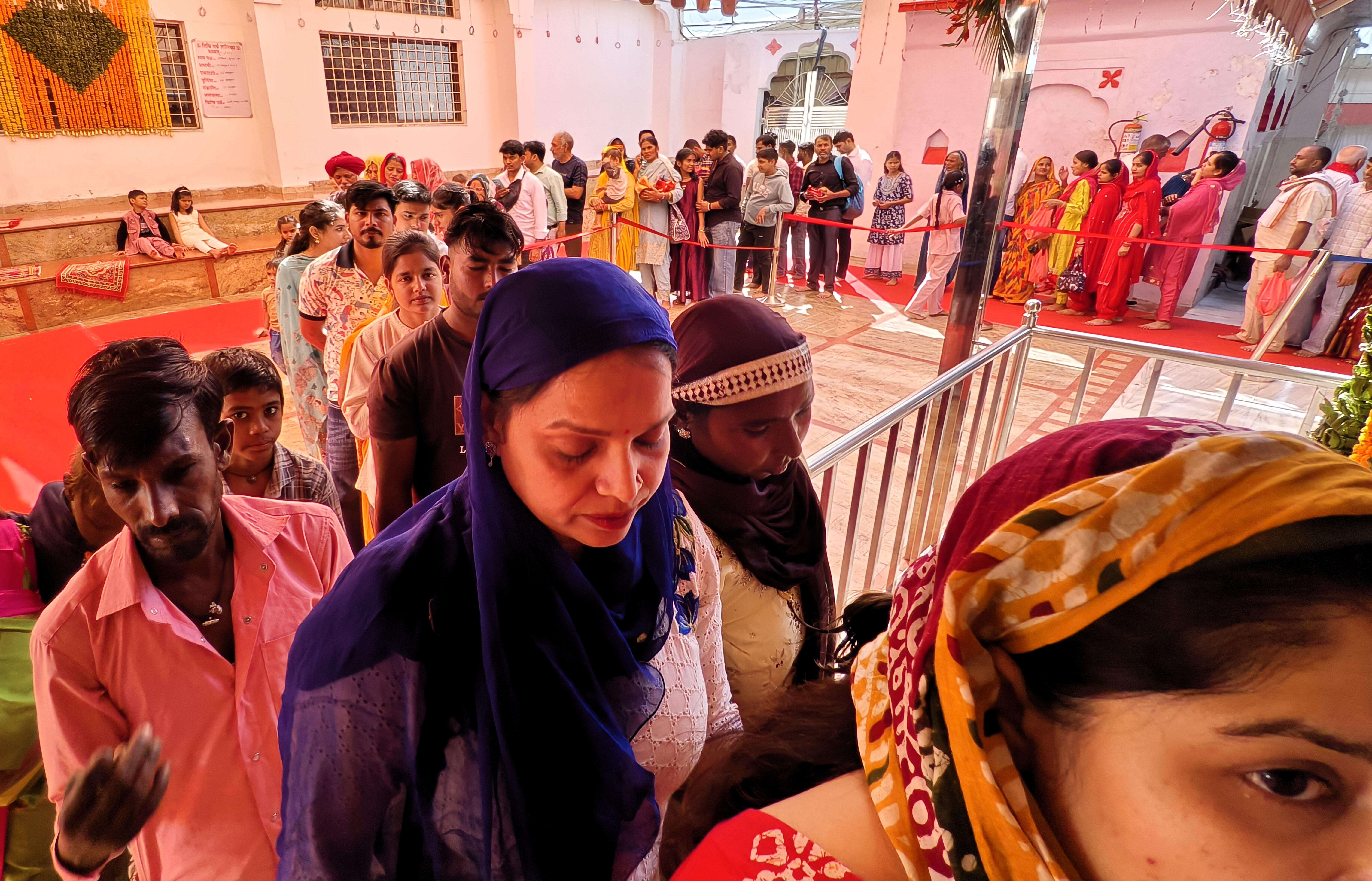 19 Oct  Devotees Throng Mata mansa Devi Temple As Maha Asthmi and Maha navami Coincide (13).jpg