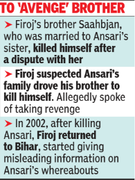 Firoj returned to Bihar