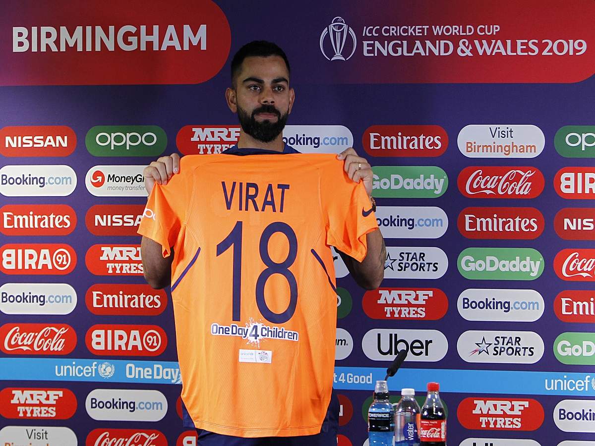 Orange Jersey Is One Off Blue Remains Our Colour Virat Kohli 1827