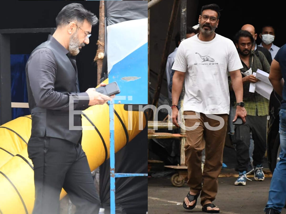 Ajay Devgn sports a stylish salt and pepper beard in latest viral photos | undefined Movie News 84259981