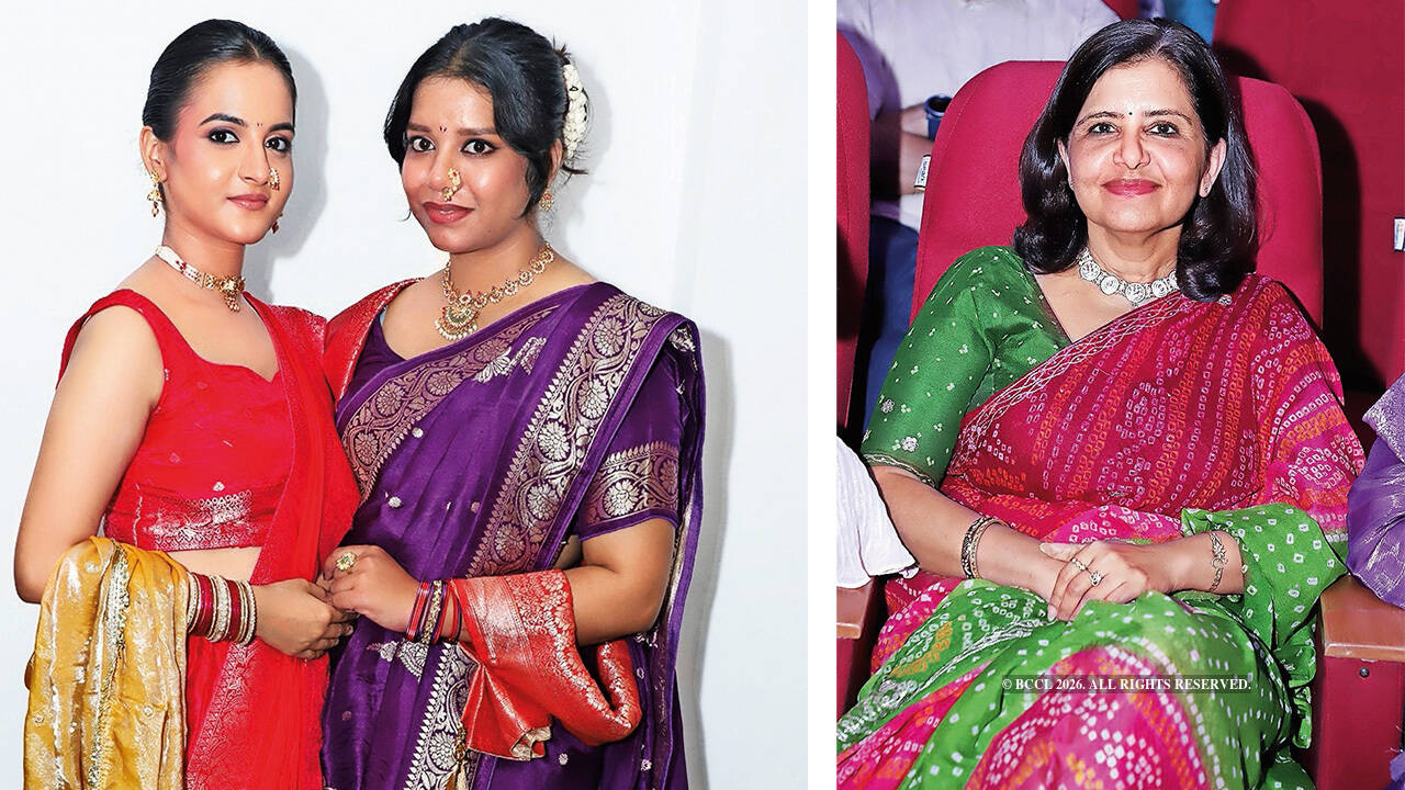 (L) Khushi Pandey and Shilpi Pal (R) Dr Sushma Vishnani