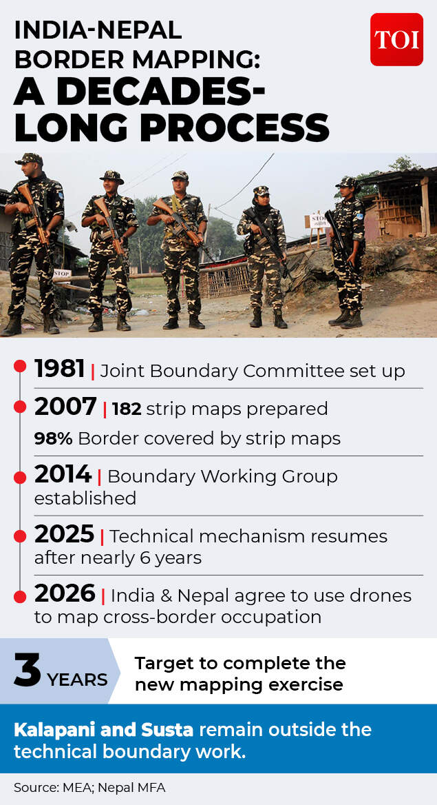 From missing pillars to shifting rivers, the India-Nepal border presents a complex mapping challenge