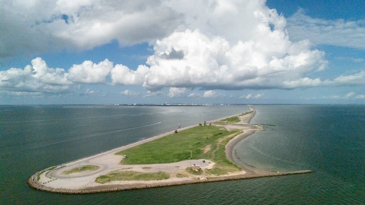 Built from dredged mud, this Texas island vanished
