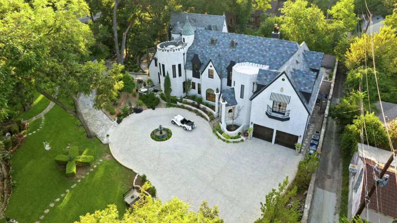 This 1928 Dallas castle was doubled in size. Now it’s up for auction