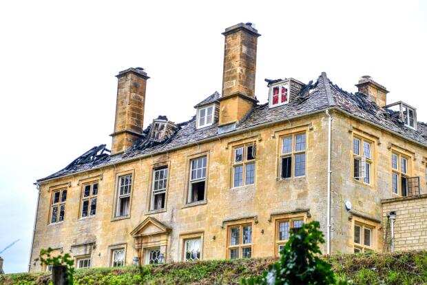 A major electrical fire has caused extensive damage to the £8.28m Barton House in the Cotswolds.