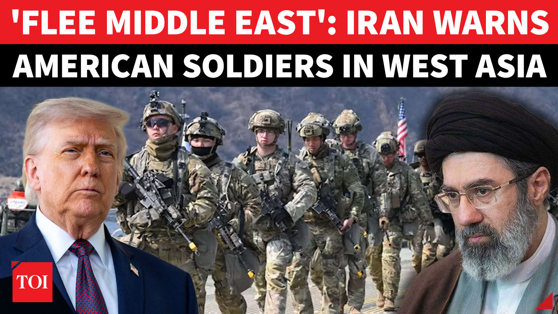 ‘Flee West Asia’: Iran Warns U.S. Troops After Washington Tells Civilians To Leave | Watch