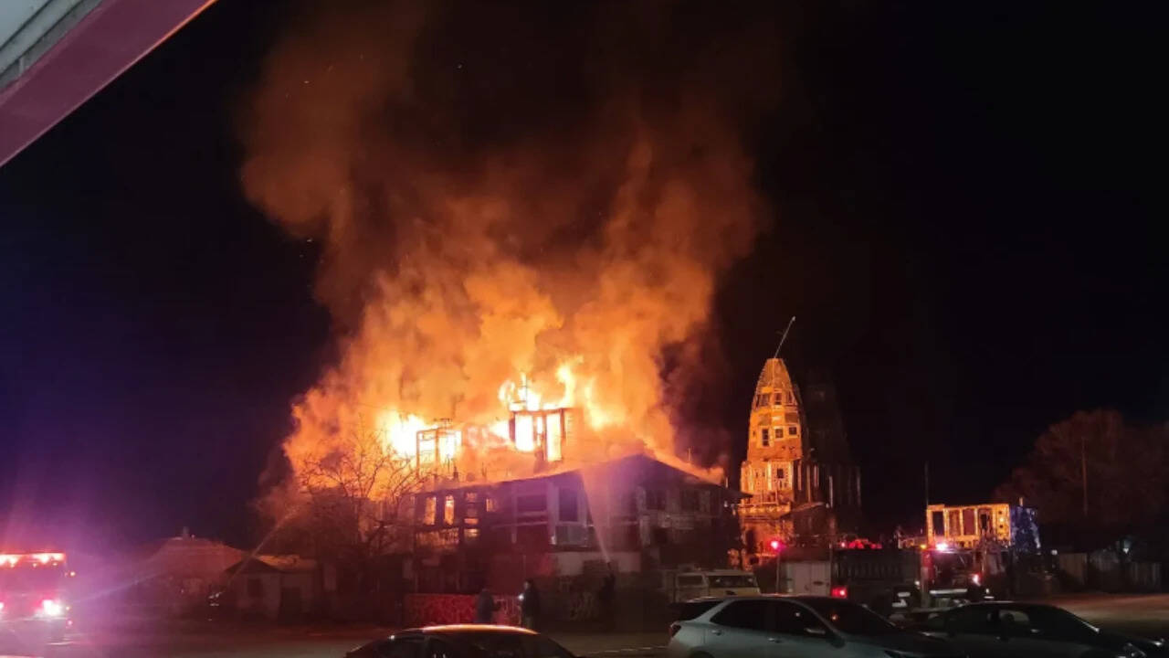 The castle suffered serious damage when a fire broke out in January 2022