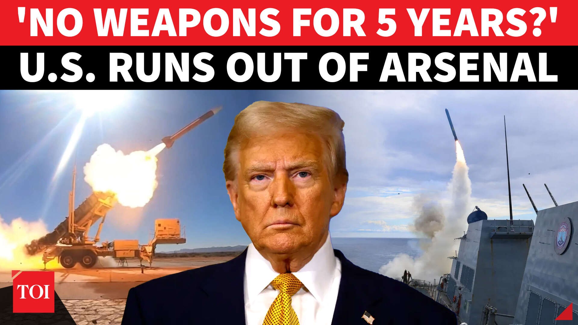 America’s Missile Stocks OVER? Allies Face Years-Long Delays As Iran ‘DEVOURS’ Trump’s Weapons