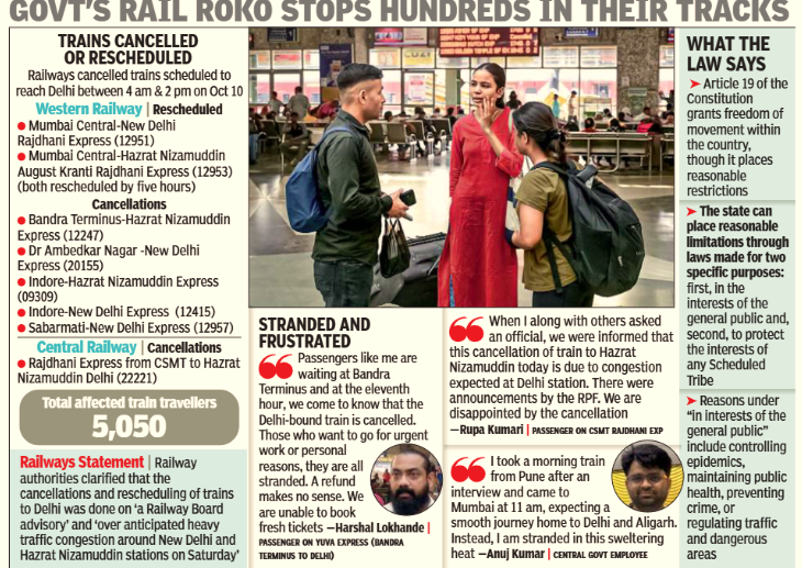 Many travelers expressed frustration over the lack of alternate transport options due to the decisions made by railway authorities.