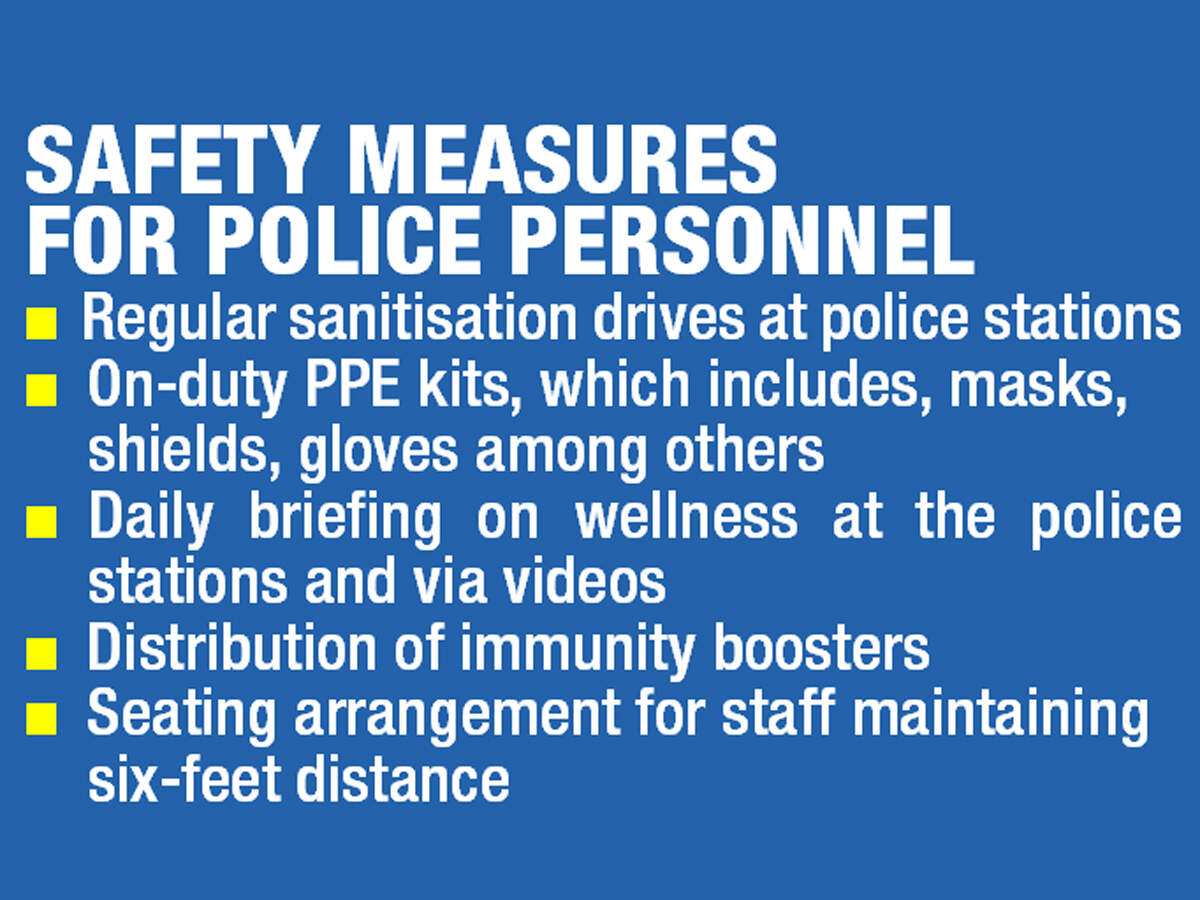 Safety measures for police personnel