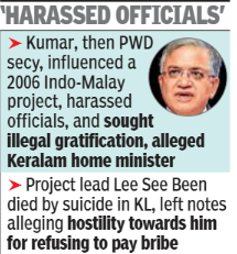 'Harrassed officials'