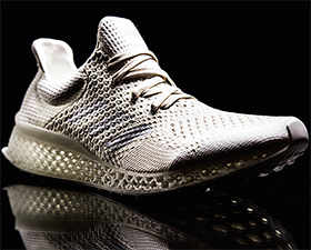 Adidas develops customised 3D printed shoes