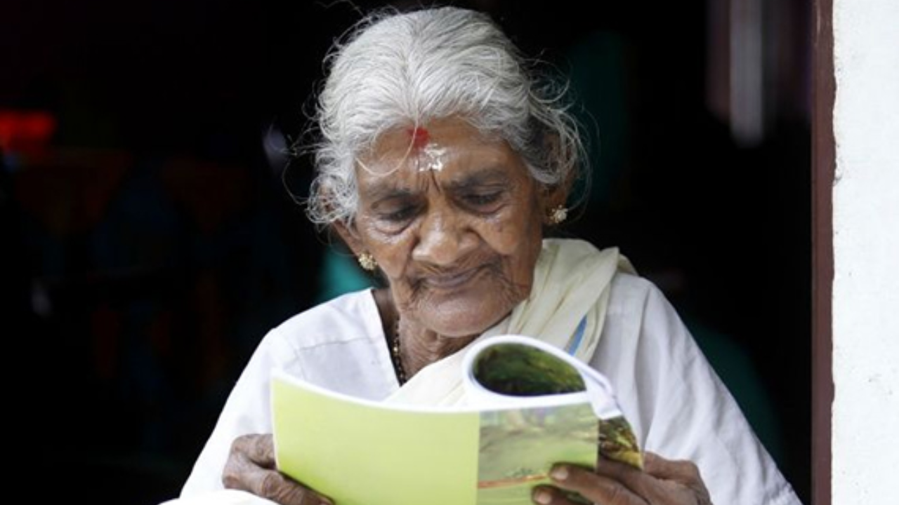 She scored 100% in mathematics in her Class 4 equivalency exam.<br>