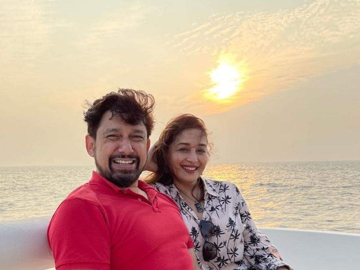 Madhuri Dixit Nene enjoys romantic getaway with husband Dr Shriram Nene ...