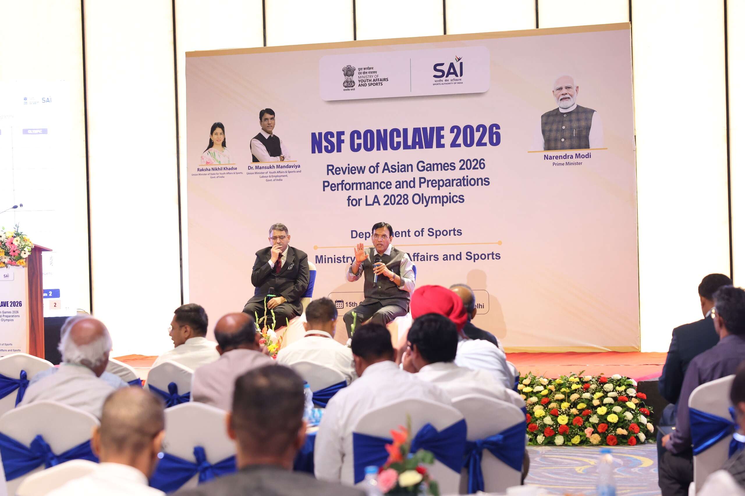 Mandaviya stressed that India needs a continuous pipeline of athletes rather than relying on a handful of medal winners.