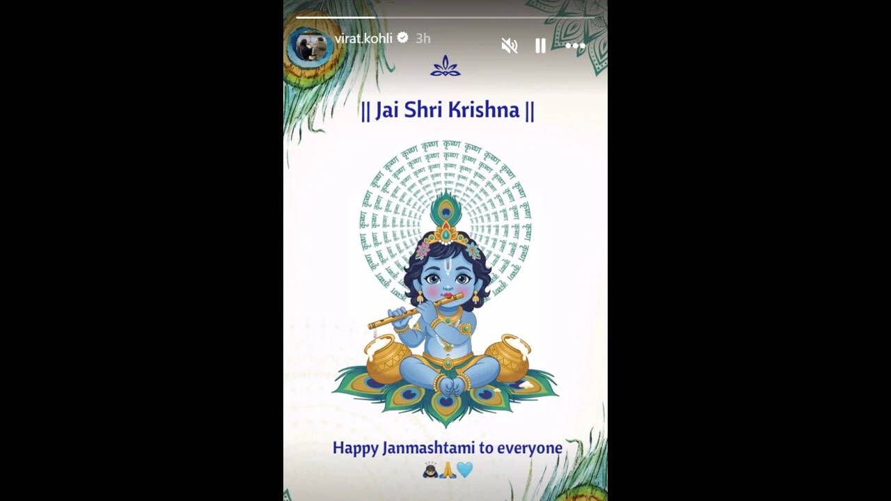 Virat Kohli's post