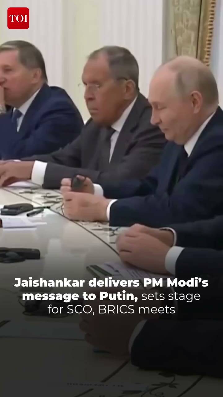 Jaishankar Meets Putin, Delivers Modi’s Message
