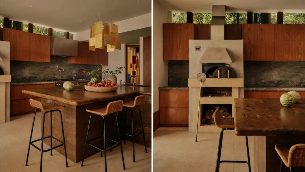 The Hollywood Hills home has undergone an extensive redesign since Jordan sold it.