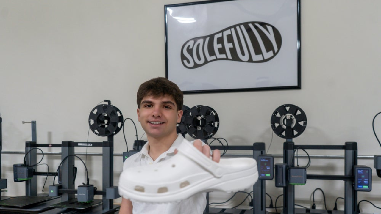 His shoe accessories brand Solefully (Image: Solefully)