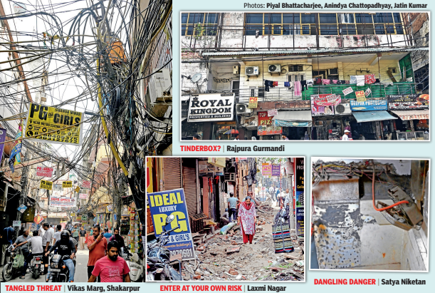 Satya Niketan building collapse