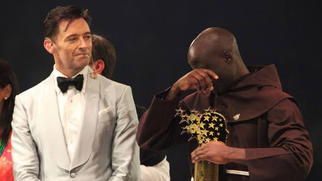 The award was presented at a ceremony in Dubai hosted by actor Hugh Jackman.