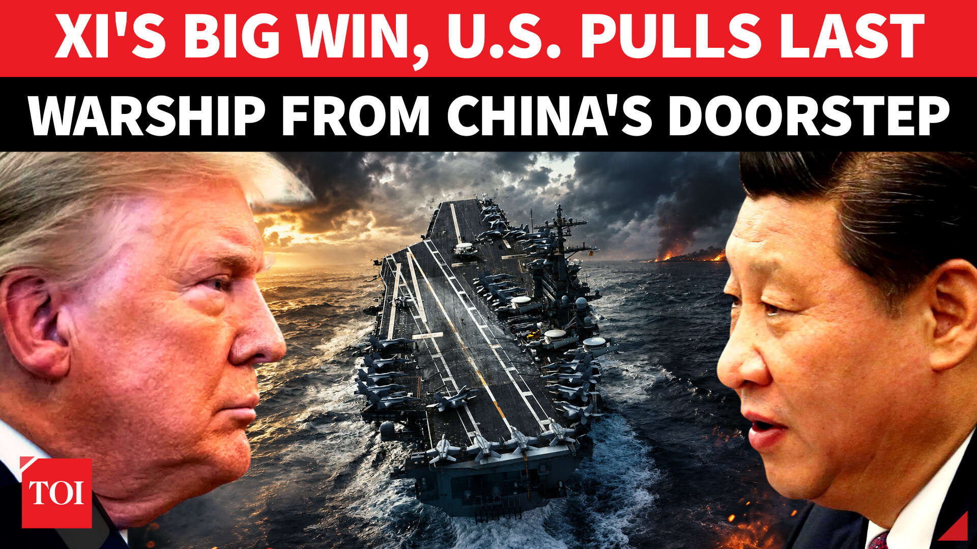 China's Biggest Naval Win Against America? US Navy Pulls Last Warship From Pacific | Watch