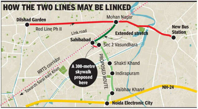 Dmrc Okays Plan To Shift Ghaziabad Metro Station Link It With Rrts Ghaziabad News Times Of 3046