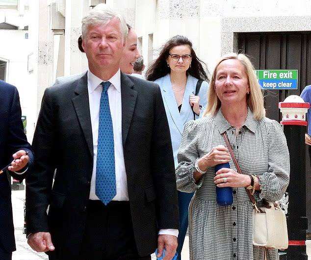 Banker Nicholas Patrick-Hiley and his wife Lisa faced a legal battle with neighbour Adrian Udal over the gate to their £2 million Fulham home.
