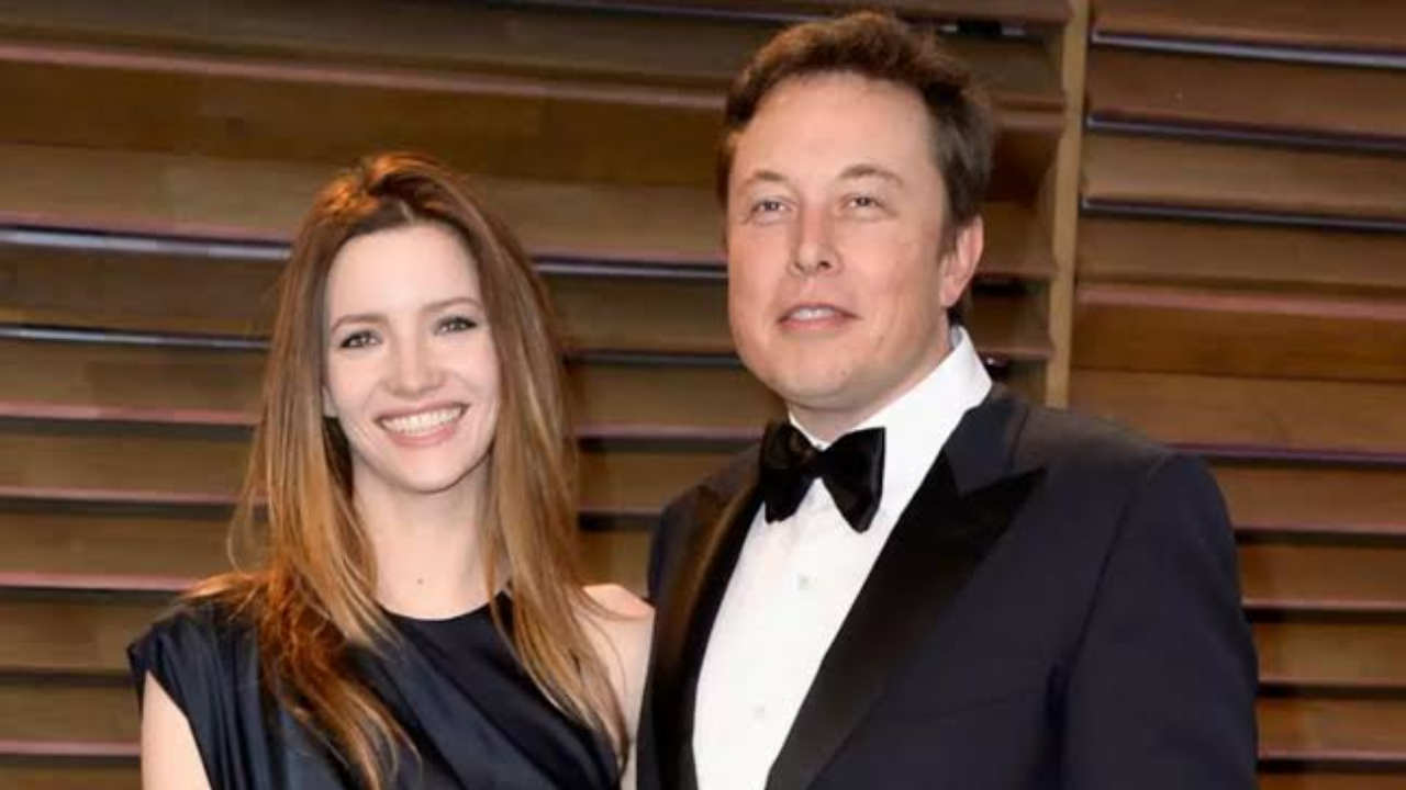Elon Musk and his ex-wife Talulah Riley.